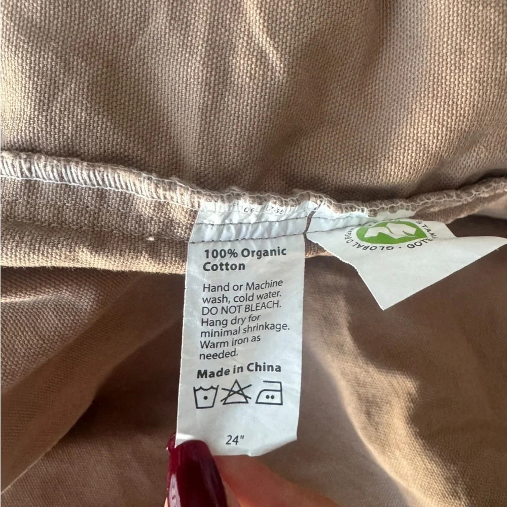 NEW Mollymutt Tan Wild Horses Organic Cotton‎ Crate Cover 24”